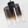 WICHIT Pendant Light black, 3-light sources