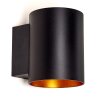Wall Light Letsbo black-gold, 1-light source