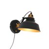 Steinhauer NOVÉ Wall Light black, 1-light source