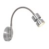 Steinhauer NOVÉ Wall Light brushed steel, 1-light source