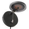 Steinhauer TUROUND Wall Light LED black, 1-light source
