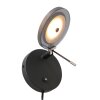 Steinhauer TUROUND Wall Light LED black, 1-light source