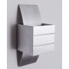 Baltimore wall light aluminium, 1-light source