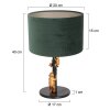 Steinhauer ANIMAUX Table lamp gold, black, 1-light source