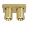 Lucide NIGEL Ceiling Light LED gold, brass, 2-light sources