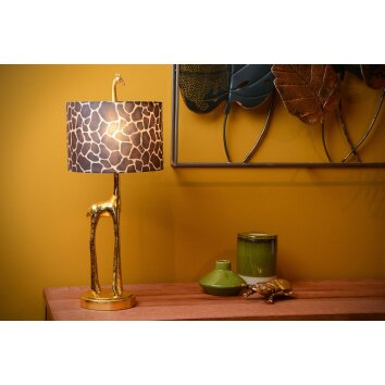 Lucide EXTRAVAGANZA MISS Table lamp gold, brass, 1-light source