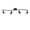 Lucide CARO Ceiling Light black, 4-light sources