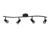 Lucide CARO Ceiling Light black, 4-light sources