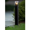 Lucide NORMAN path light black, 1-light source