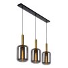 Lucide JOANET Pendant Light black, 3-light sources