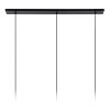 Lucide JOANET Pendant Light black, 3-light sources