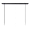 Lucide FIRMIN Pendant Light black, 3-light sources