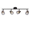 Lucide BJORN Ceiling Light black, 4-light sources