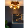 Lucide BJORN Ceiling Light gold, brass, 3-light sources