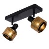Lucide RAFA Ceiling Light black, 2-light sources