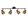 Lucide RAFA Ceiling Light black, 4-light sources
