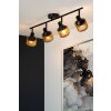 Lucide RAFA Ceiling Light black, 4-light sources