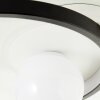 Brilliant ATLANTA Ceiling Light LED black, 1-light source