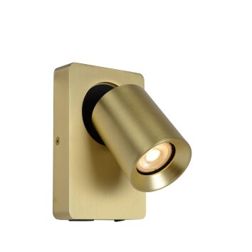 Lucide NIGEL Wall Light LED gold, brass, 1-light source