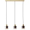 Brilliant OSAKI Pendant Light gold, 3-light sources