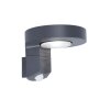 Lutec DISO Outdoor Wall Light LED anthracite, 1-light source, Motion sensor