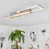 AHRENFELD Ceiling Light LED aluminium, 1-light source, Remote control