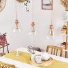 PUESTITO Pendant Light gold, pink, 3-light sources