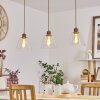 PUESTITO Pendant Light bronze, gold, 3-light sources