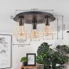 CENOVA Ceiling Light black, 3-light sources