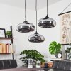 AVONLEA Pendant Light black, 3-light sources