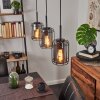 THUSIS Pendant Light black, 3-light sources