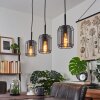 THUSIS Pendant Light black, 3-light sources