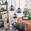 SERNF Pendant Light black, 3-light sources
