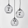 SERNF Pendant Light black, 3-light sources