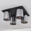 KLEMTOO Ceiling Light black, 4-light sources