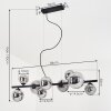 CHEHALIS Pendant Light LED black, 9-light sources