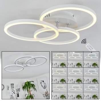 XENA Ceiling Light LED white, 1-light source, Remote control