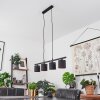 MARBACH Pendant Light black, 4-light sources
