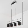 MARBACH Pendant Light black, 4-light sources