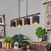 MARBACH Pendant Light black, 4-light sources