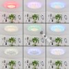 SOLANET Ceiling Light LED white, 1-light source, Remote control, Colour changer