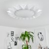 SOLANET Ceiling Light LED white, 1-light source, Remote control, Colour changer