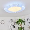 SOLANET Ceiling Light LED white, 1-light source, Remote control, Colour changer