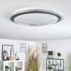 GORGONTA Ceiling Light LED white, 2-light sources, Remote control, Colour changer