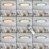 GORGONTA Ceiling Light LED white, 2-light sources, Remote control, Colour changer