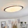 GORGONTA Ceiling Light LED white, 2-light sources, Remote control, Colour changer