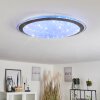 GORGONTA Ceiling Light LED white, 2-light sources, Remote control, Colour changer