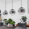 CERCADO Pendant Light black, 3-light sources