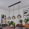 CERCADO Pendant Light black, 3-light sources