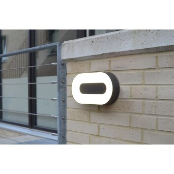 Outdoor Wall Light Felsted LED silver, 1-light source